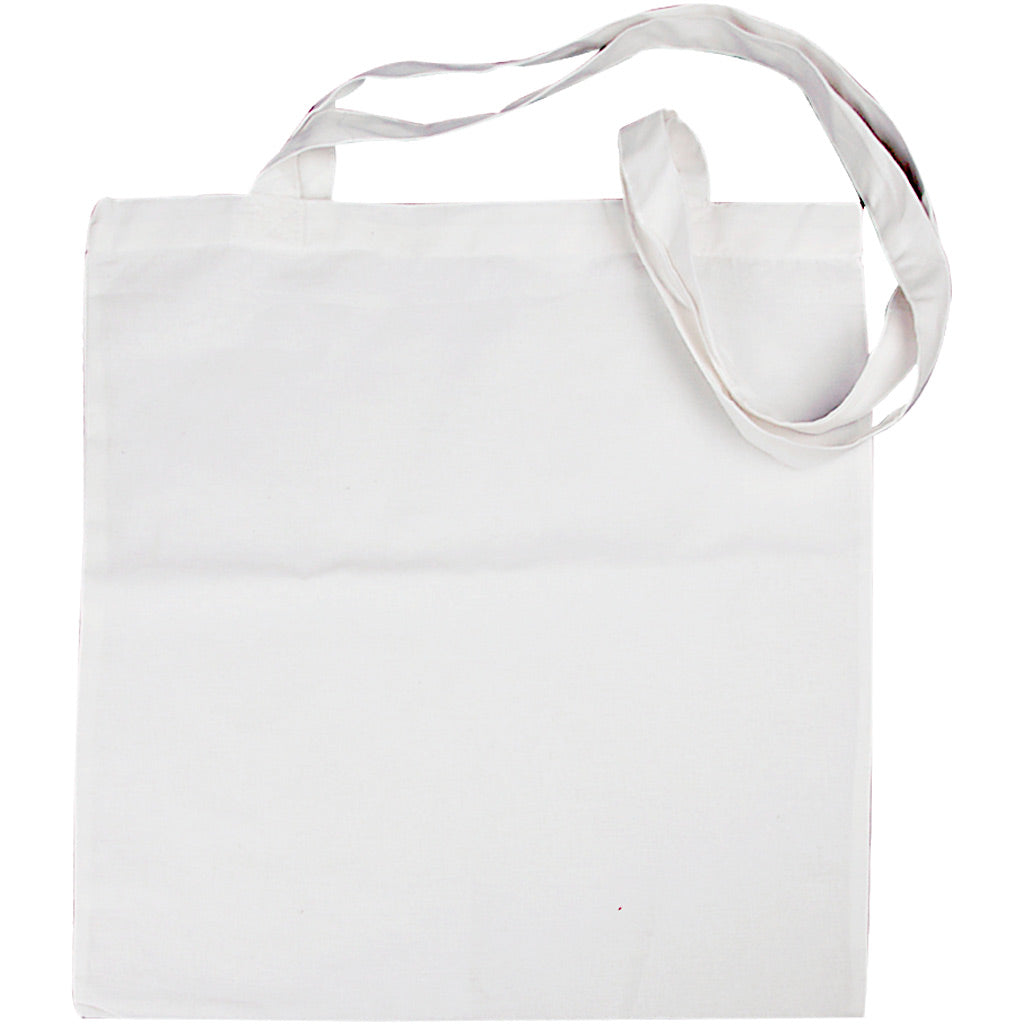 Creativ company tas met lang hengsel, afm 38x42 cm, 130 gr, wit, 1 stuk