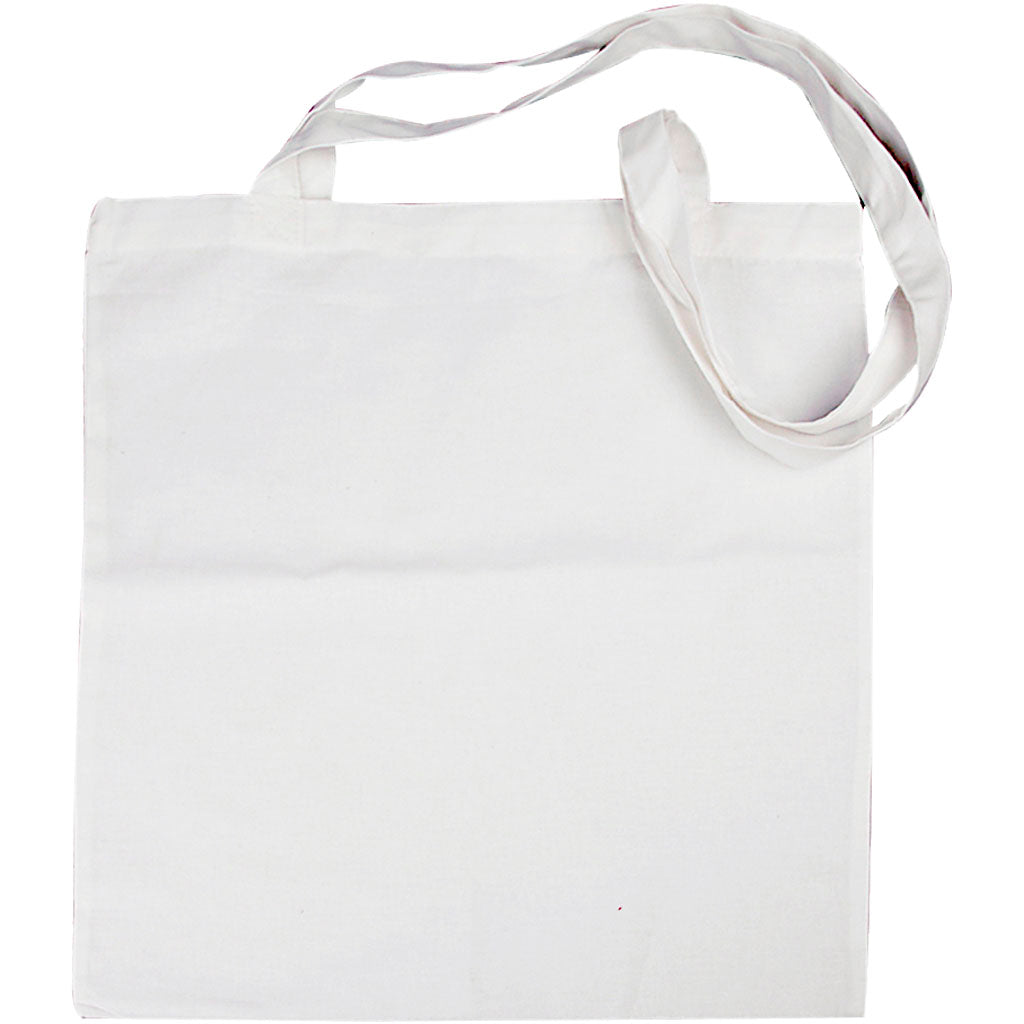 Creativ company tas met lange hengsel, afm 38x42 cm, 130 gr, wit, 10 stuk 1 doos