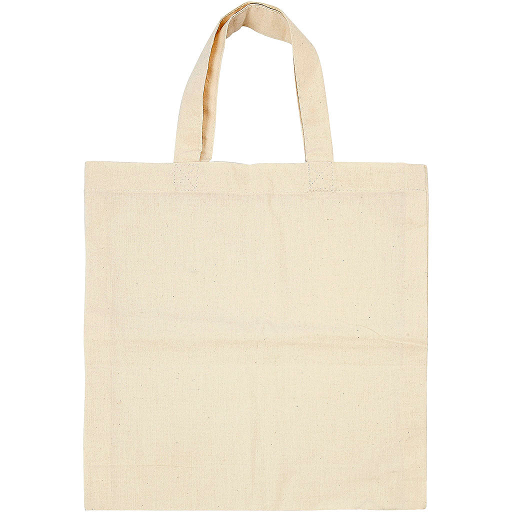 Creativ company draagtas , afm 27,5x30 cm, 135 gr, licht naturel, 5 stuk 1 doos