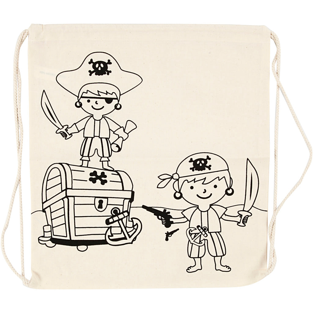 Creativ Company - Creativ Company - gymtas piraten 37x40 cm