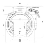 Ringslot Axa Imenso Large met uitneembare sleutel