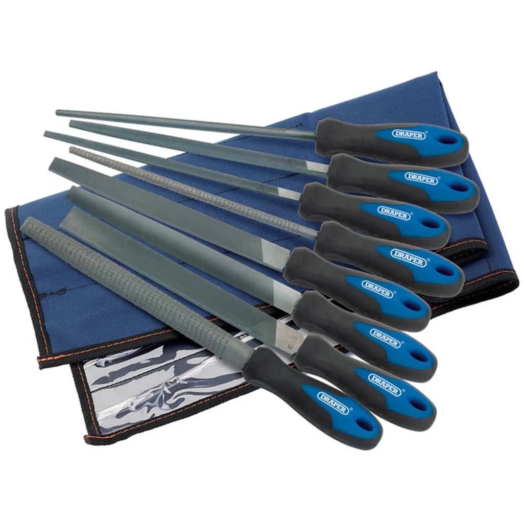 Draper tools vijlen en raspen set 8-delig 200 mm 44961