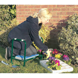 Draper tools vouwbare tuinbank kniebank groen ijzer 64970