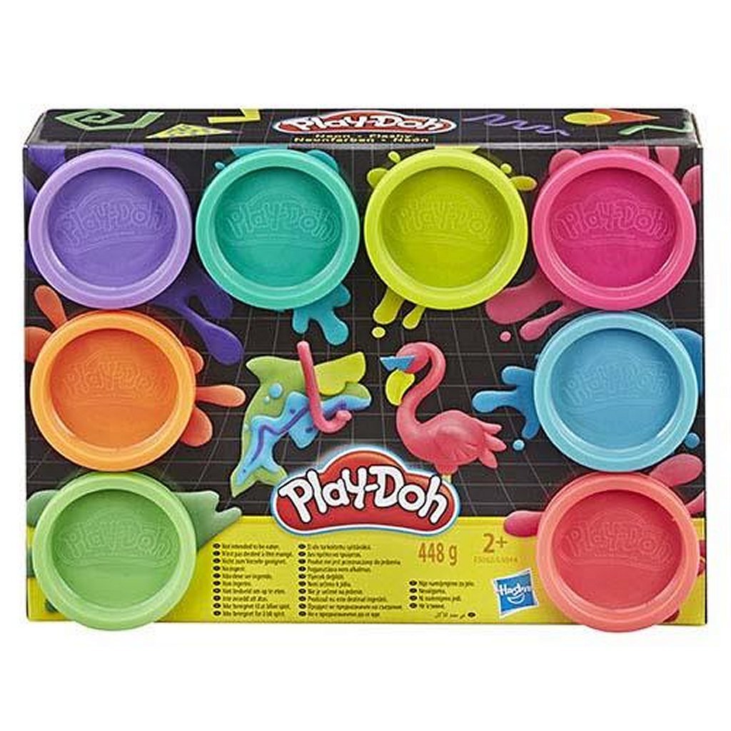Play-doh regenboog kleuren 8 potjes klei