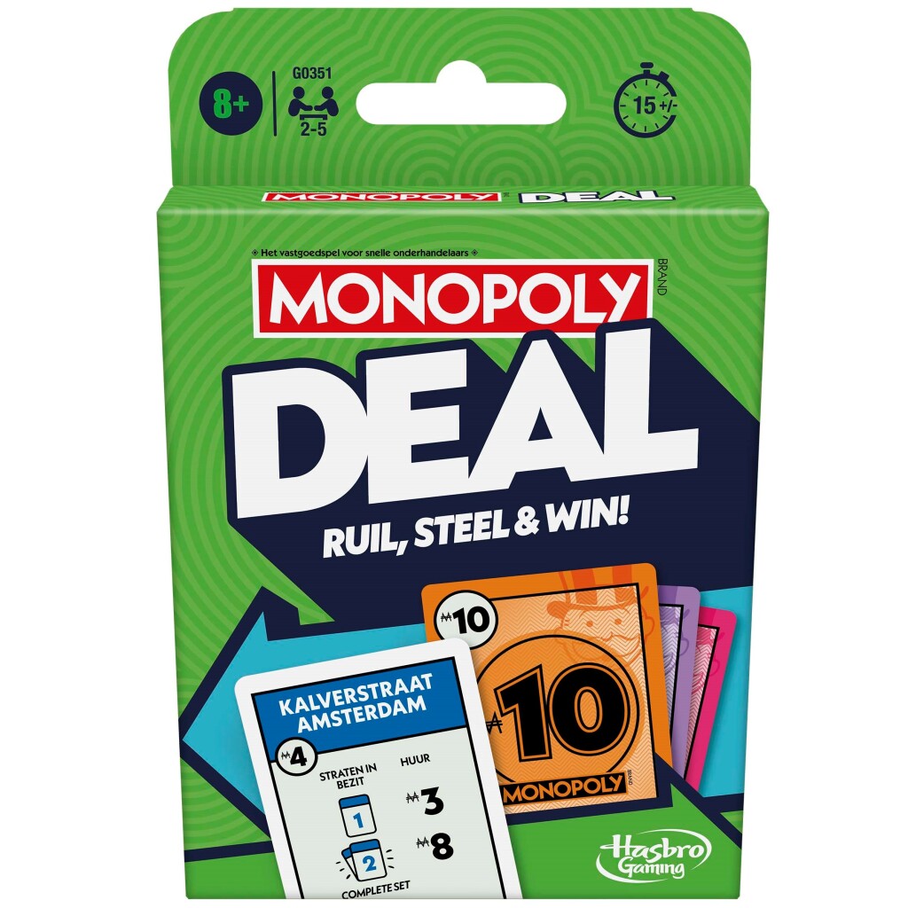 Hasbro spel monopoly deal kaartspel