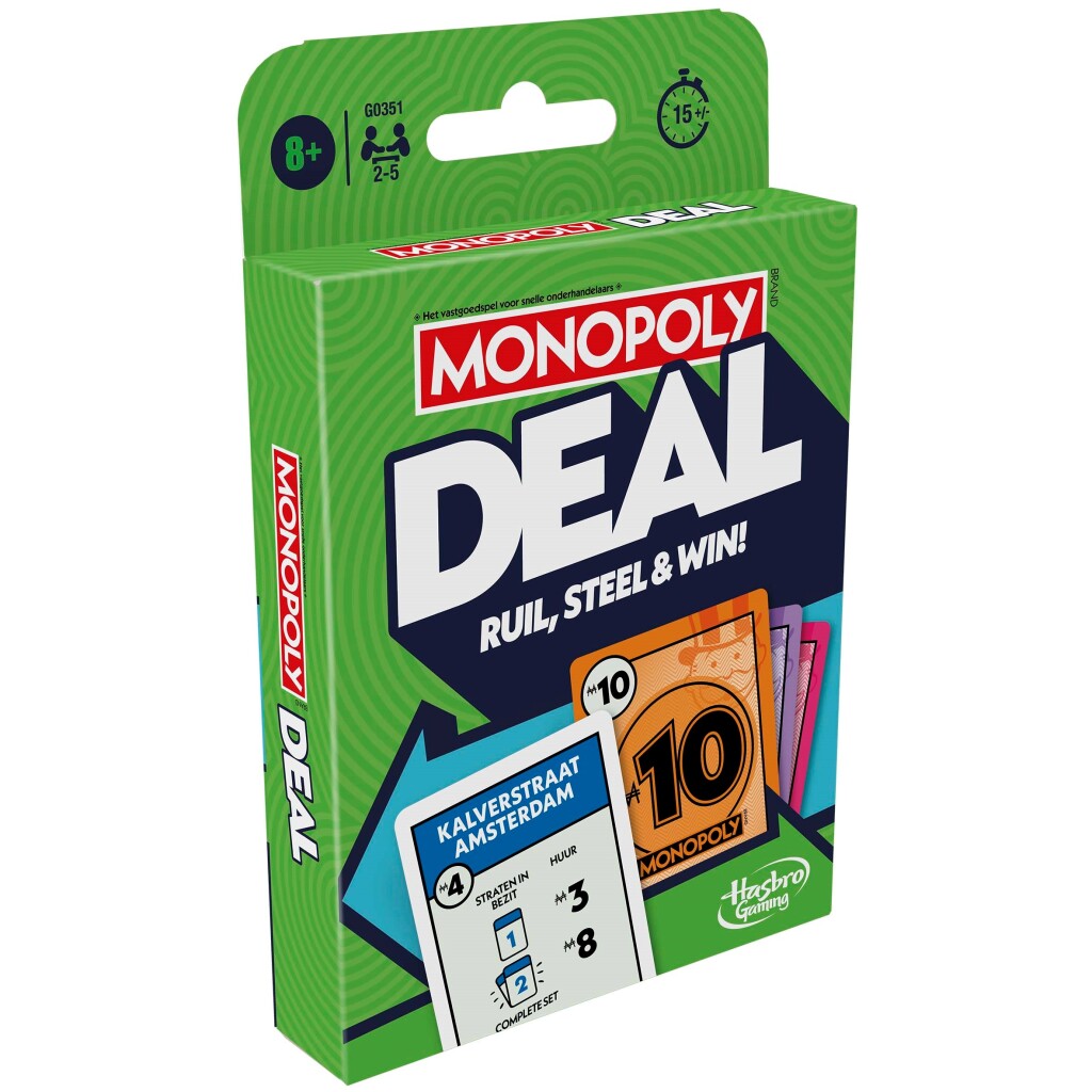 Hasbro spel monopoly deal kaartspel