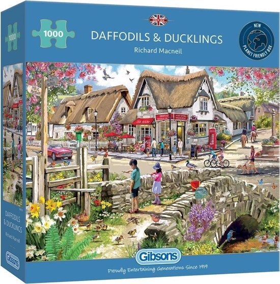 Gibsons puzzel daffodils and ducklings 1000 stukjes