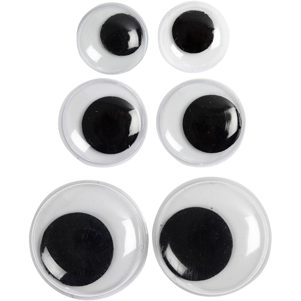 Creativ company wiebelogen, niet zelfklevend, d 12+14+20 mm, 18 div 1 doos