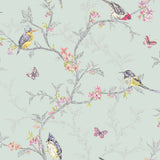Dutch wallcoverings behang phoebe mintkleurig
