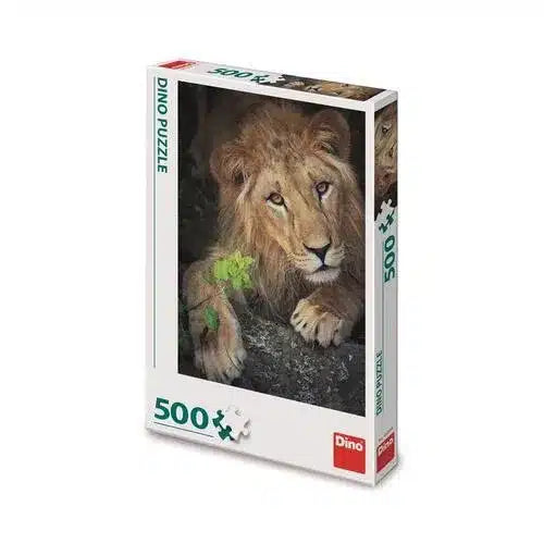 Dinotoys dino puzzel - de koning van de dieren - 500 stukjes