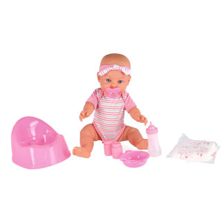 My beautiful dolls room pop 43 cm drink plas met 9 accessoires dolls room