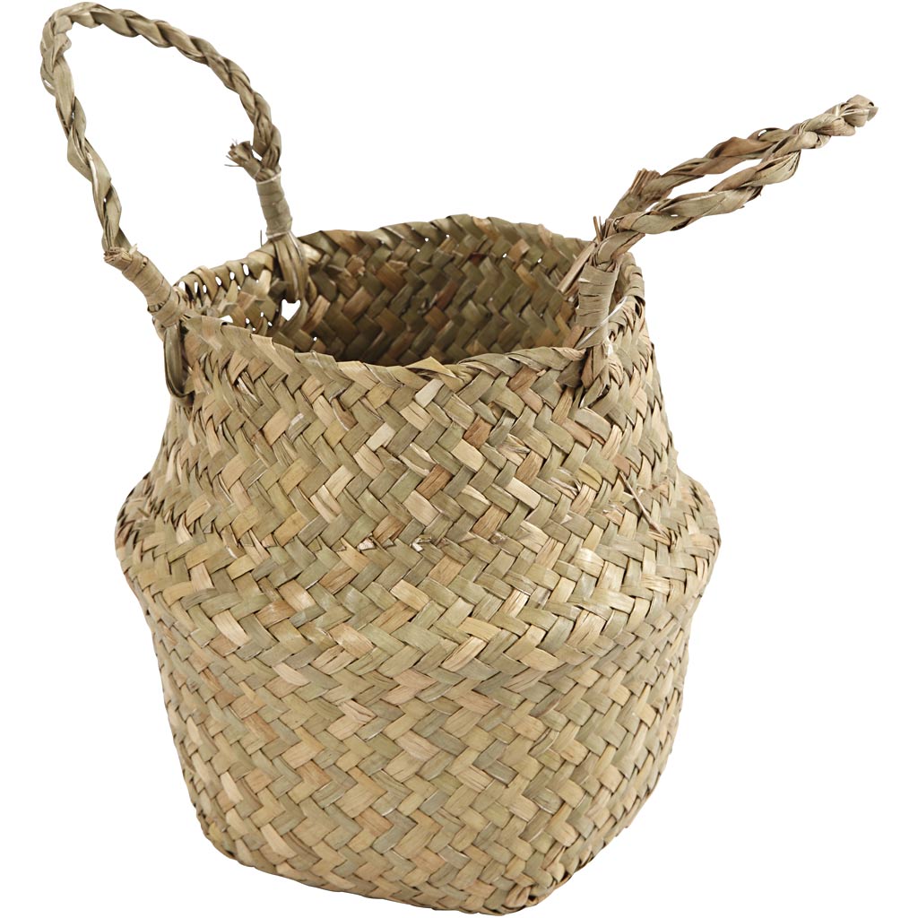 Creativ company mand van zeegras, h: 7 15 cm, d 16 cm, 1 stuk