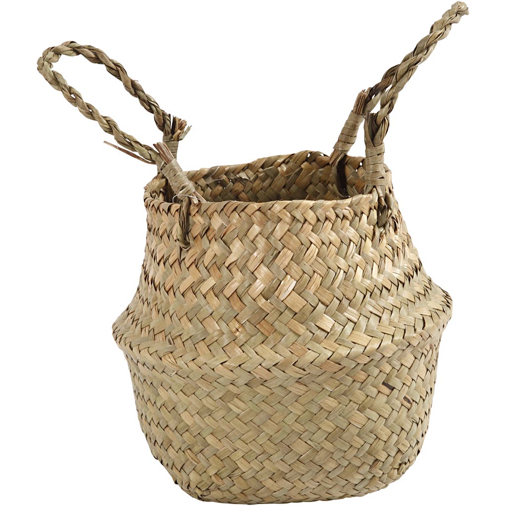 Creativ company mand van zeegras, h: 11 19 cm, d 20 cm, 1 stuk