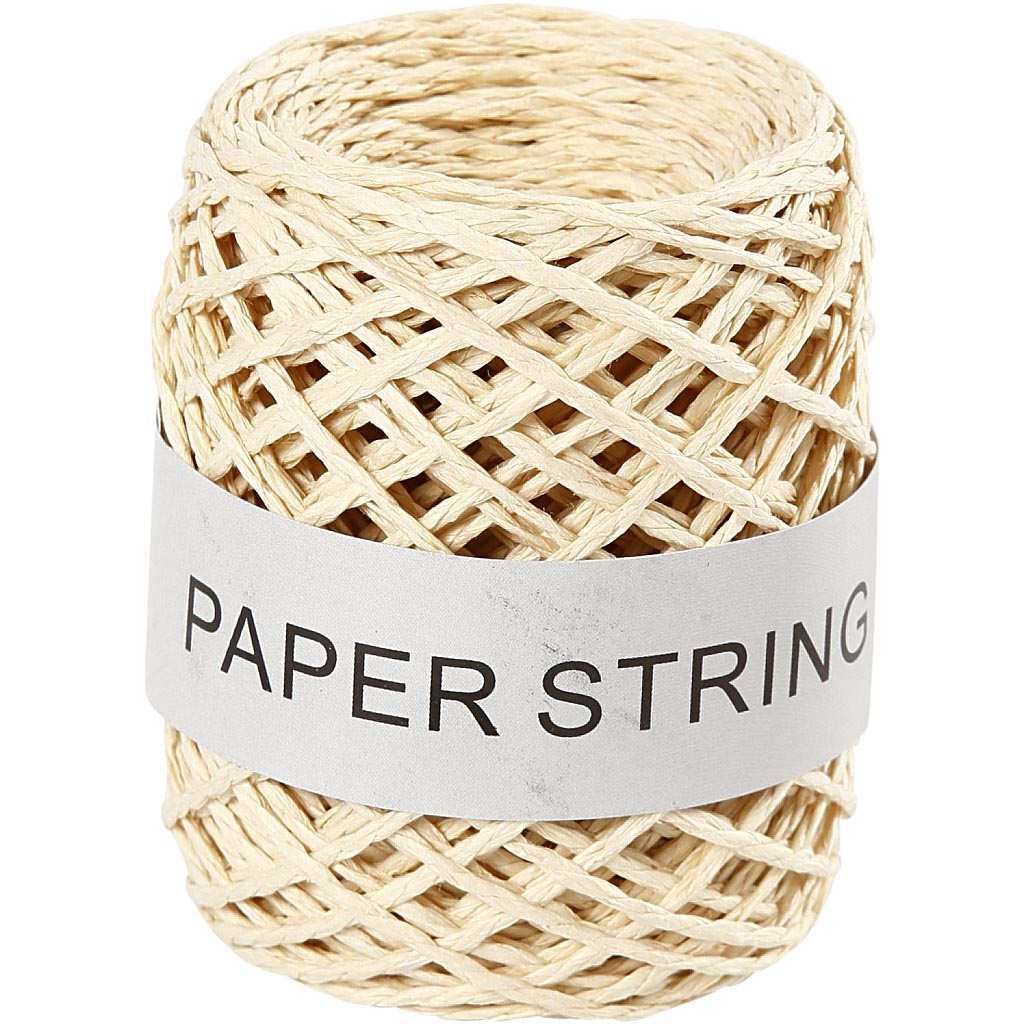 Creativ company papierkoord, dikte 1 mm, naturel, 50 m 1 rol