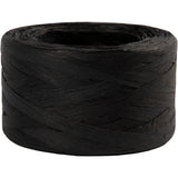 Creativ company papier raffia garen, b: 7-8 mm, zwart, 100 m 1 rol