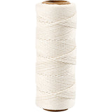 Creativ company bamboekoord, dikte 1 mm, wit, 65 m 1 rol