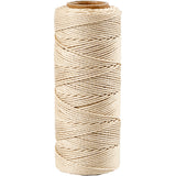 Creativ company bamboekoord, dikte 1 mm, off-white, 65 m 1 rol