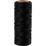 Creativ company bamboekoord, dikte 1 mm, zwart, 65 m 1 rol