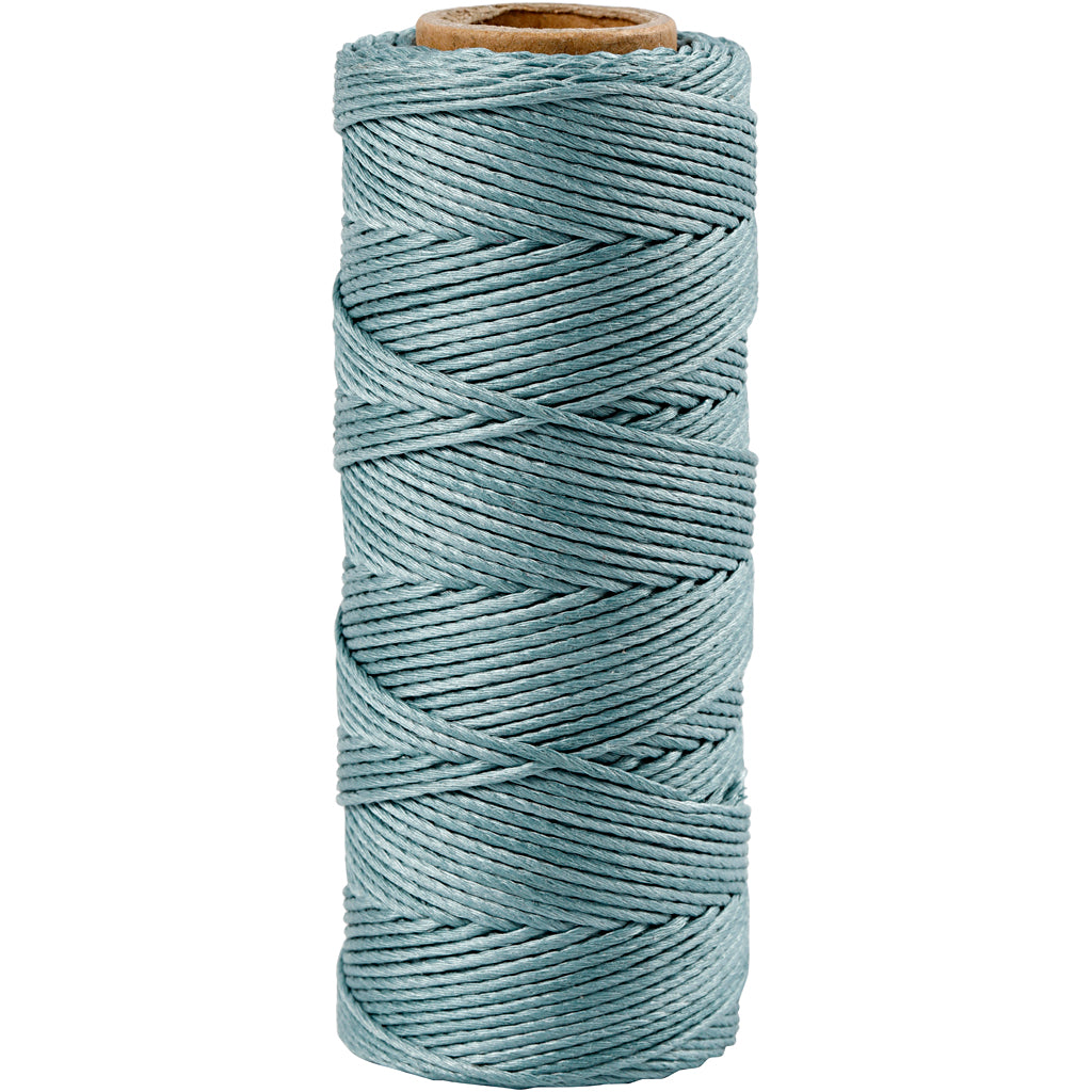 Creativ company bamboekoord, dikte 1 mm, dark turquoise, 65 m 1 rol