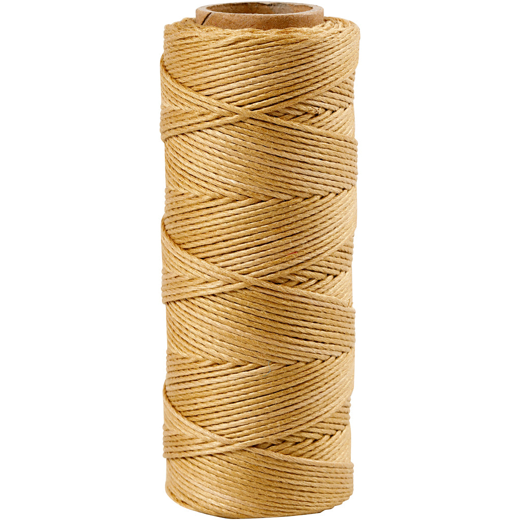 Creativ company bamboekoord, dikte 1 mm, goud, 65 m 1 rol