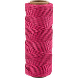 Creativ company bamboekoord, dikte 1 mm, donkerroze, 65 m 1 rol
