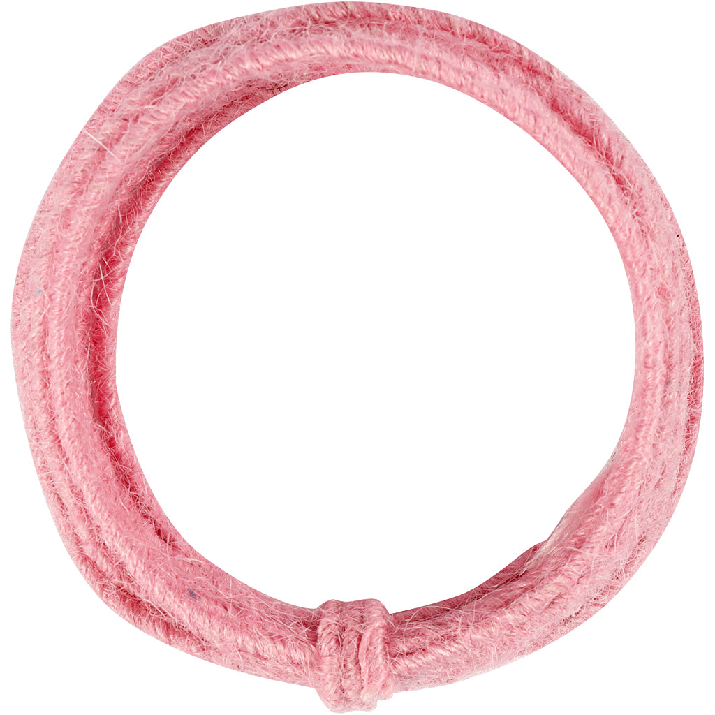 Creativ company jute koord, dikte 2-4 mm, roze, 3 m 1 doos