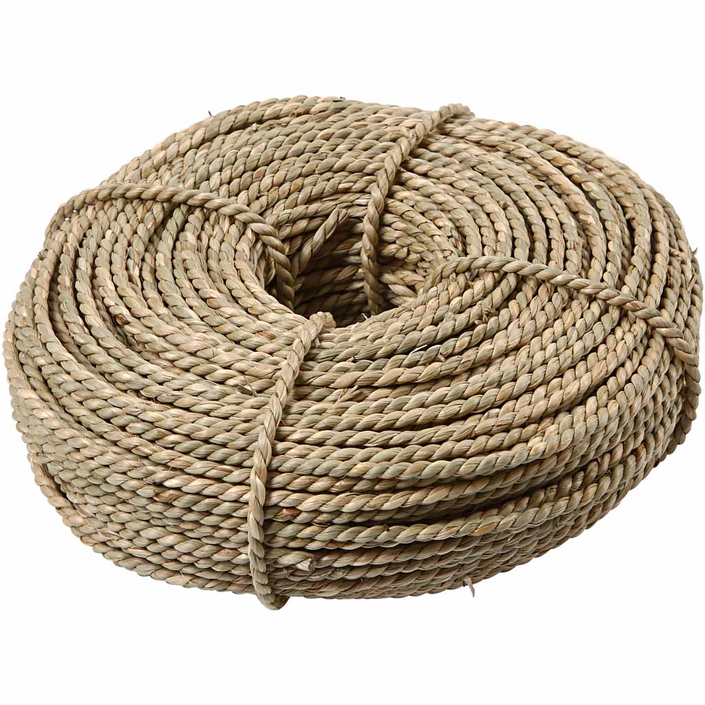Creativ company zeegras, dikte 2,8-3 mm, ca. 110 m, beige, 500 gr 1 bol
