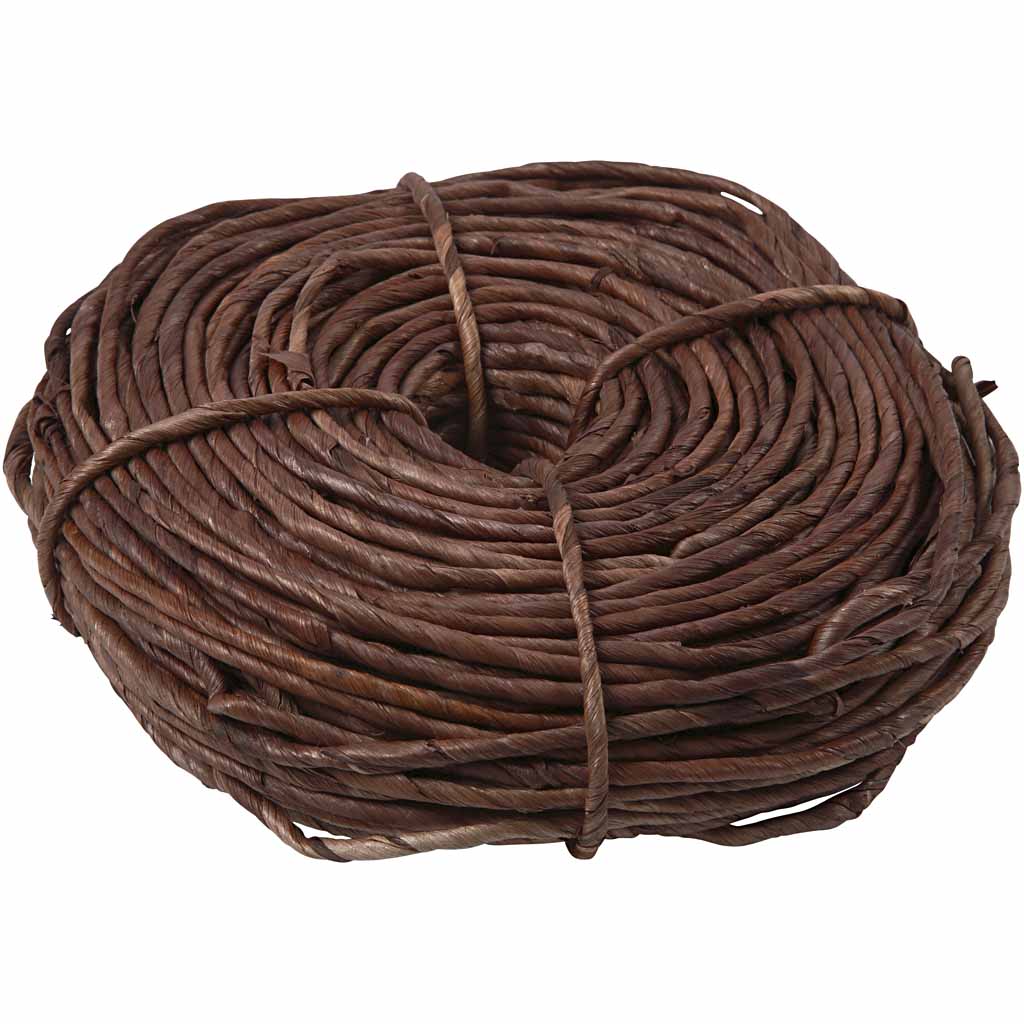 Creativ company mais koord, b: 3,5-4 mm, ca. 60 m, bruin, 300 gr 1 bol