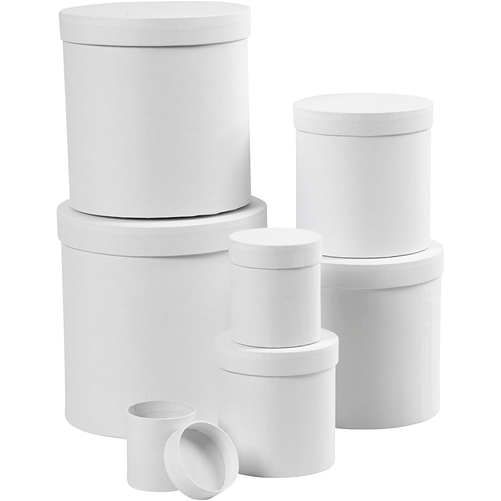 Ronde Dozen Wit, 7st.