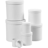 Ronde Dozen Wit, 7st.