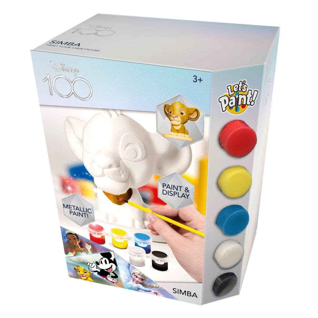 Disney 100 jaar simba gipsfiguur maken