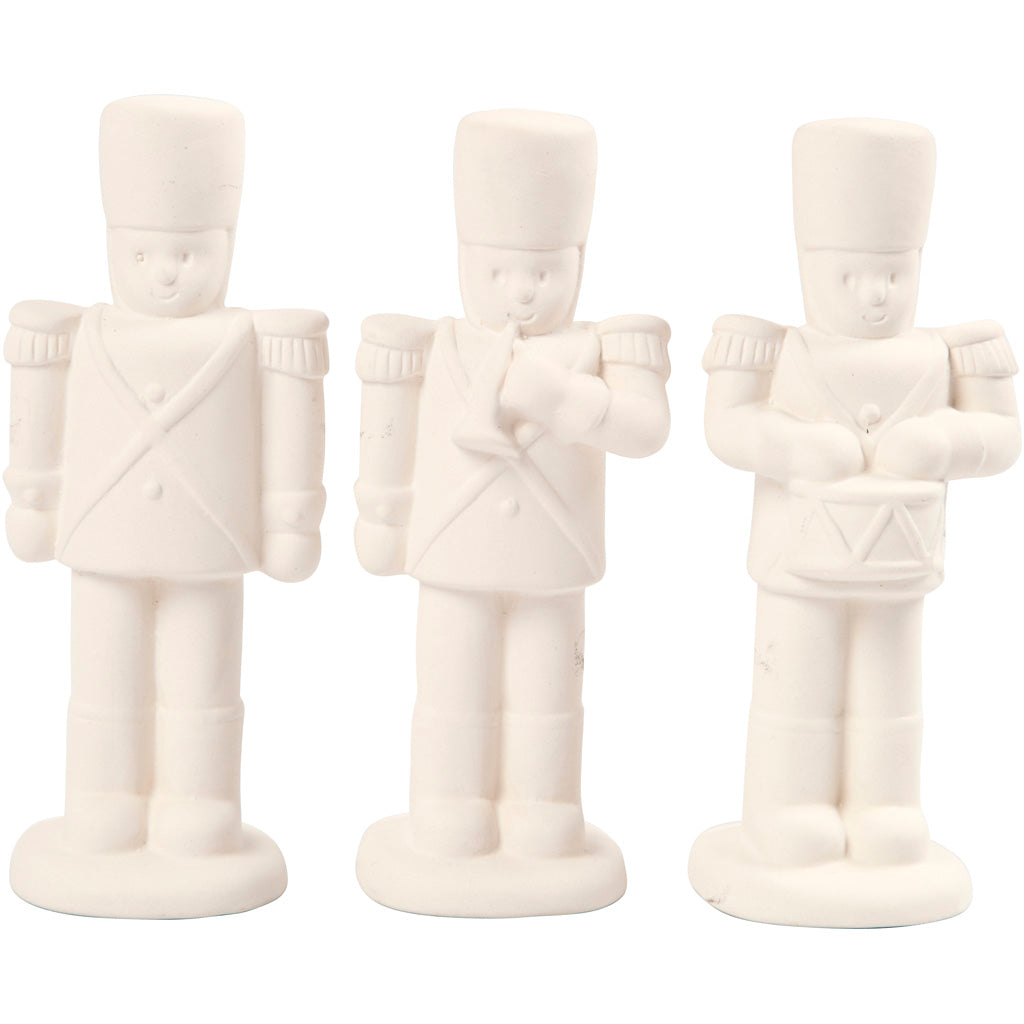 Creativ company notenkraker, h: 14 cm, wit, 3 stuk 1 doos