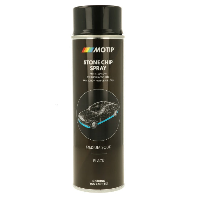 Spuitlak Anti Steenslag Zwart (500ml)