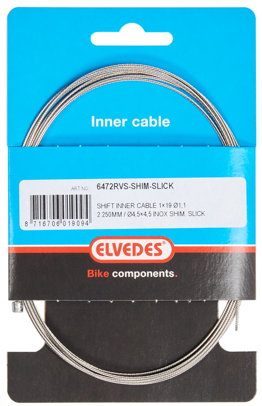 versnellingsbinnenkabel Shimano 2,25 m 1,1 mm zilver