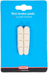 Elvedes velgremblokjes (1paar) Road 55mm wit shim.6837-CARD
