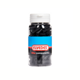 ds Elvedes kabelhoedje 5.0mm PVC zw (150)