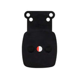 Positielamp wit+rood vierkant