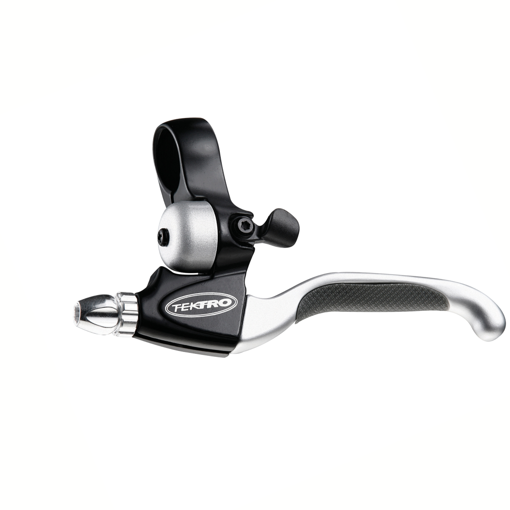 Tektro cl535f-rt v-brake remgreep met bel. links, zwart satin