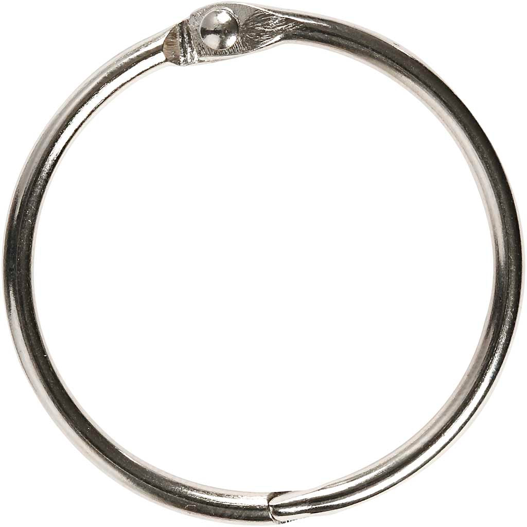 Creativ company boekbindersring, d 38 mm, dikte 3 mm, 8 stuk 1 doos