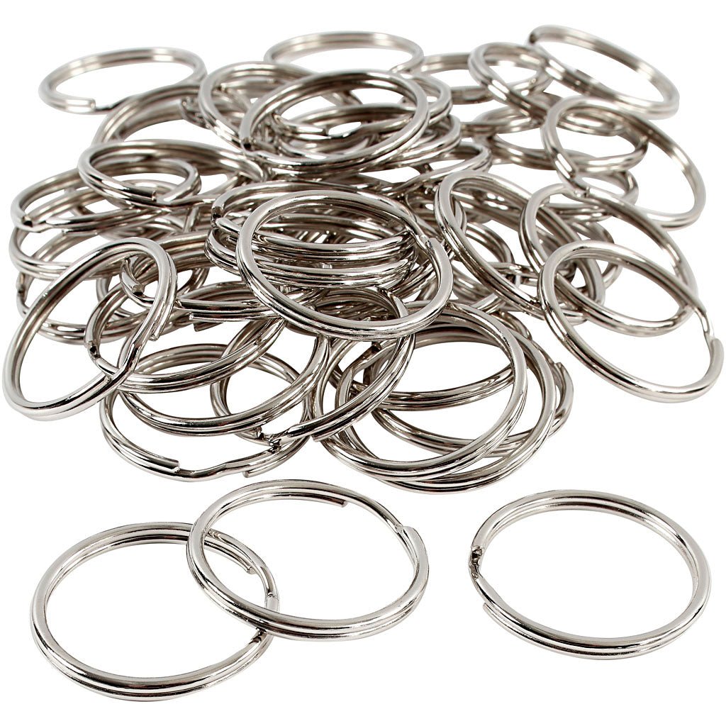 Creativ company sleutelhangers, d 30 mm, 80 stuk 1 doos
