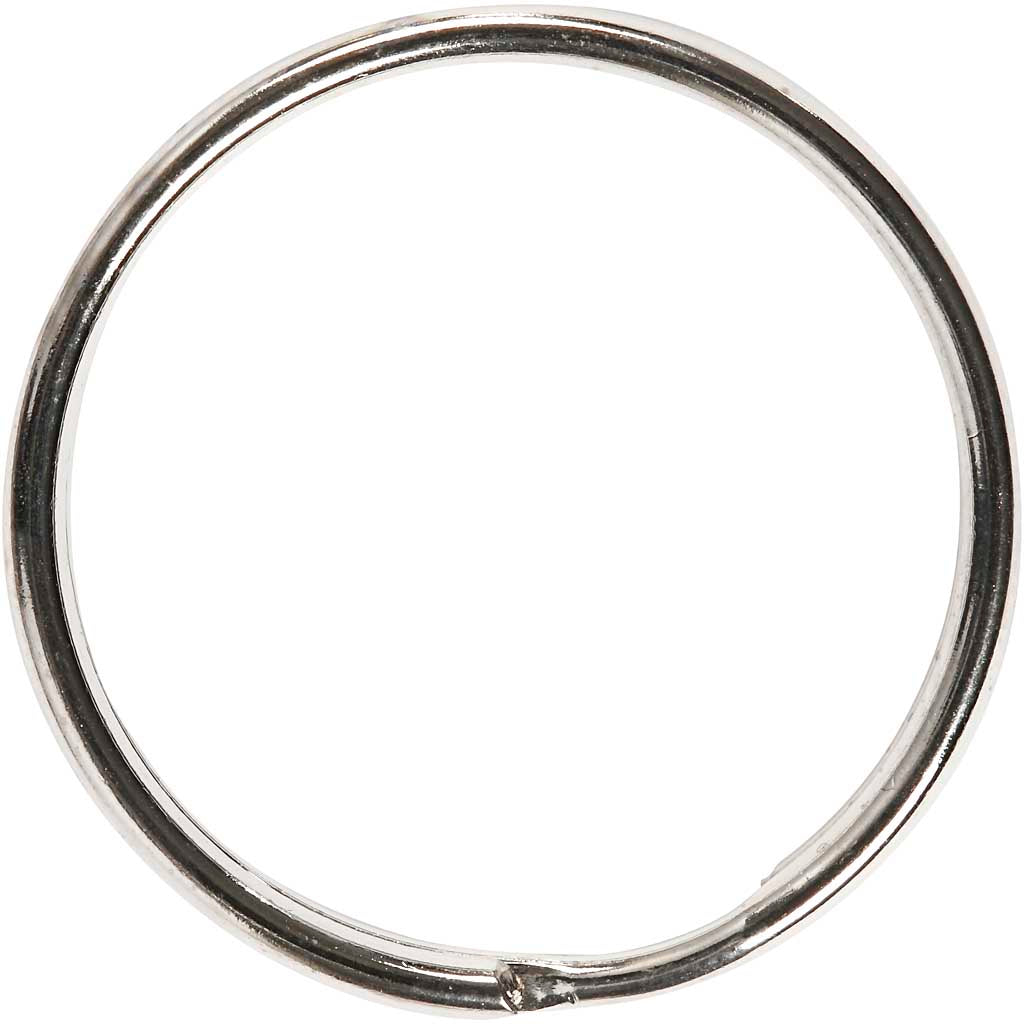 Creativ company sleutelhangers, d 30 mm, 6 stuk 1 doos