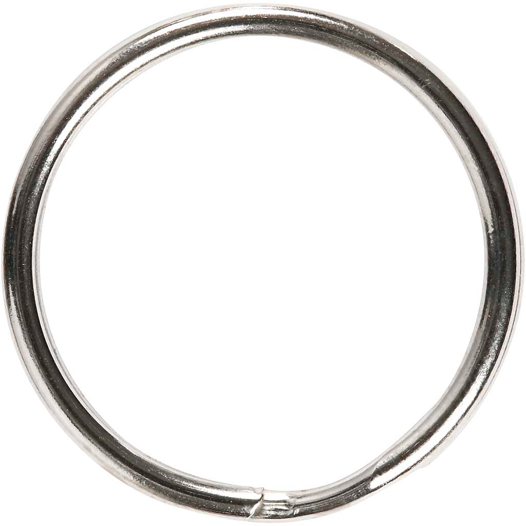 Creativ company sleutelhangers, d 25 mm, 8 stuk 1 doos