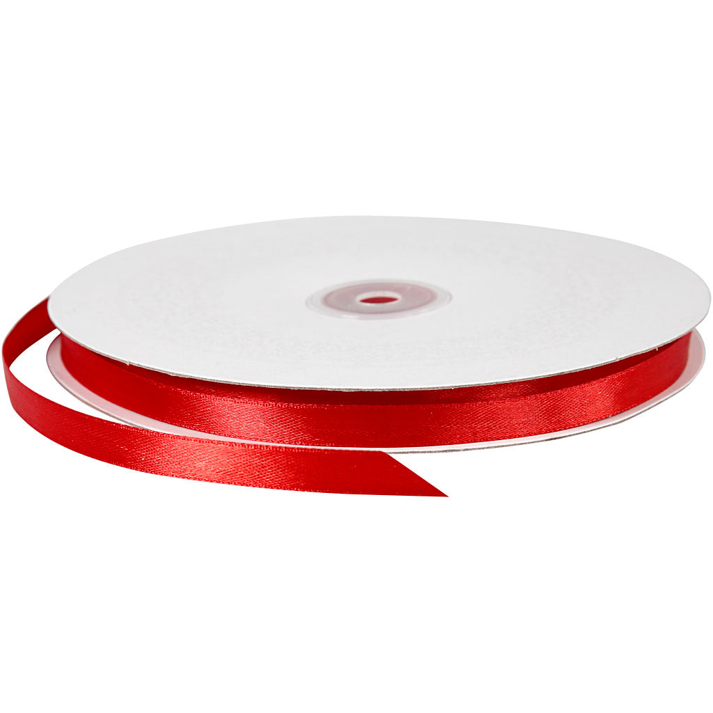 Creativ company satijnlint, b: 10 mm, rood, 100 m 1 rol