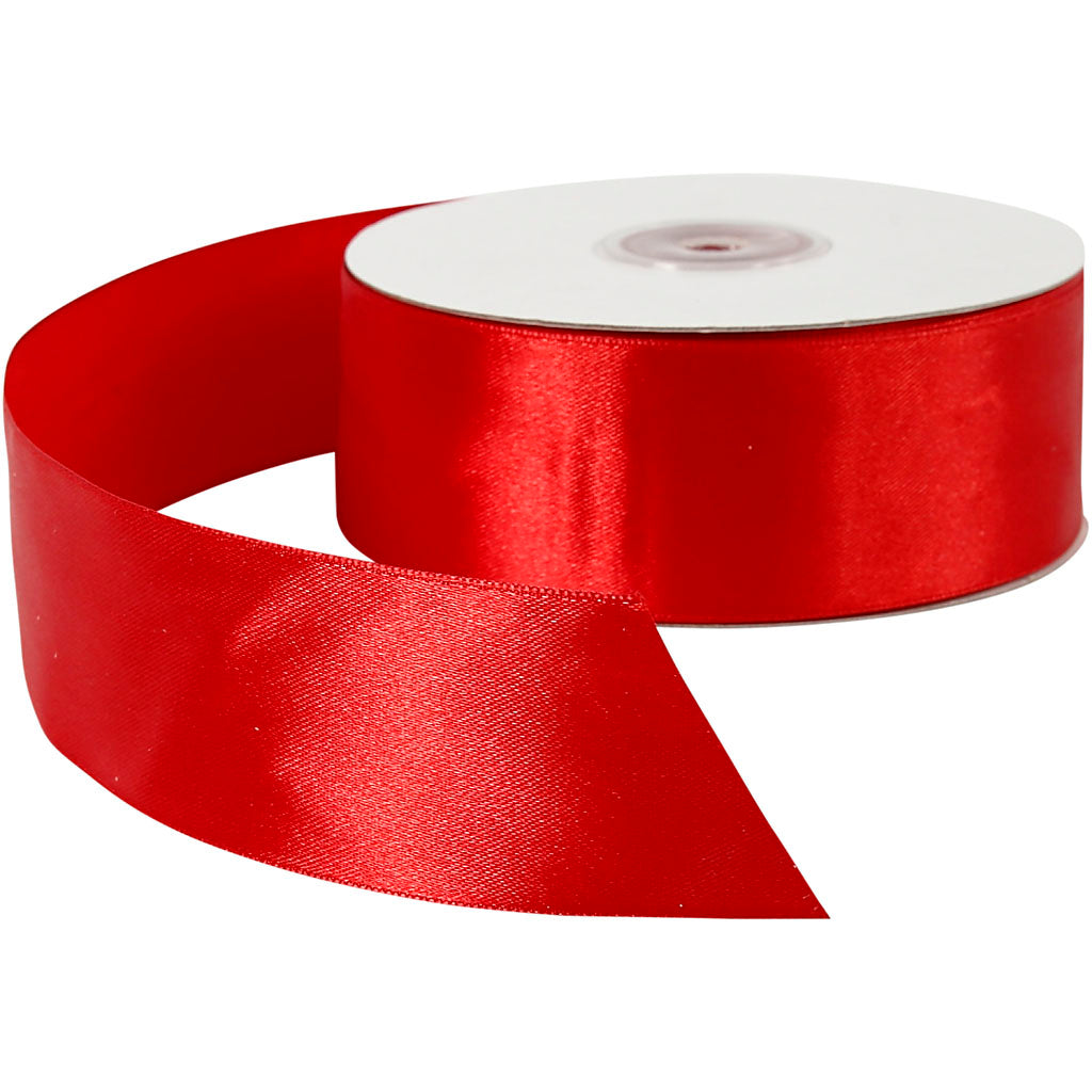 Creativ company satijnlint, b: 38 mm, rood, 50 m 1 rol