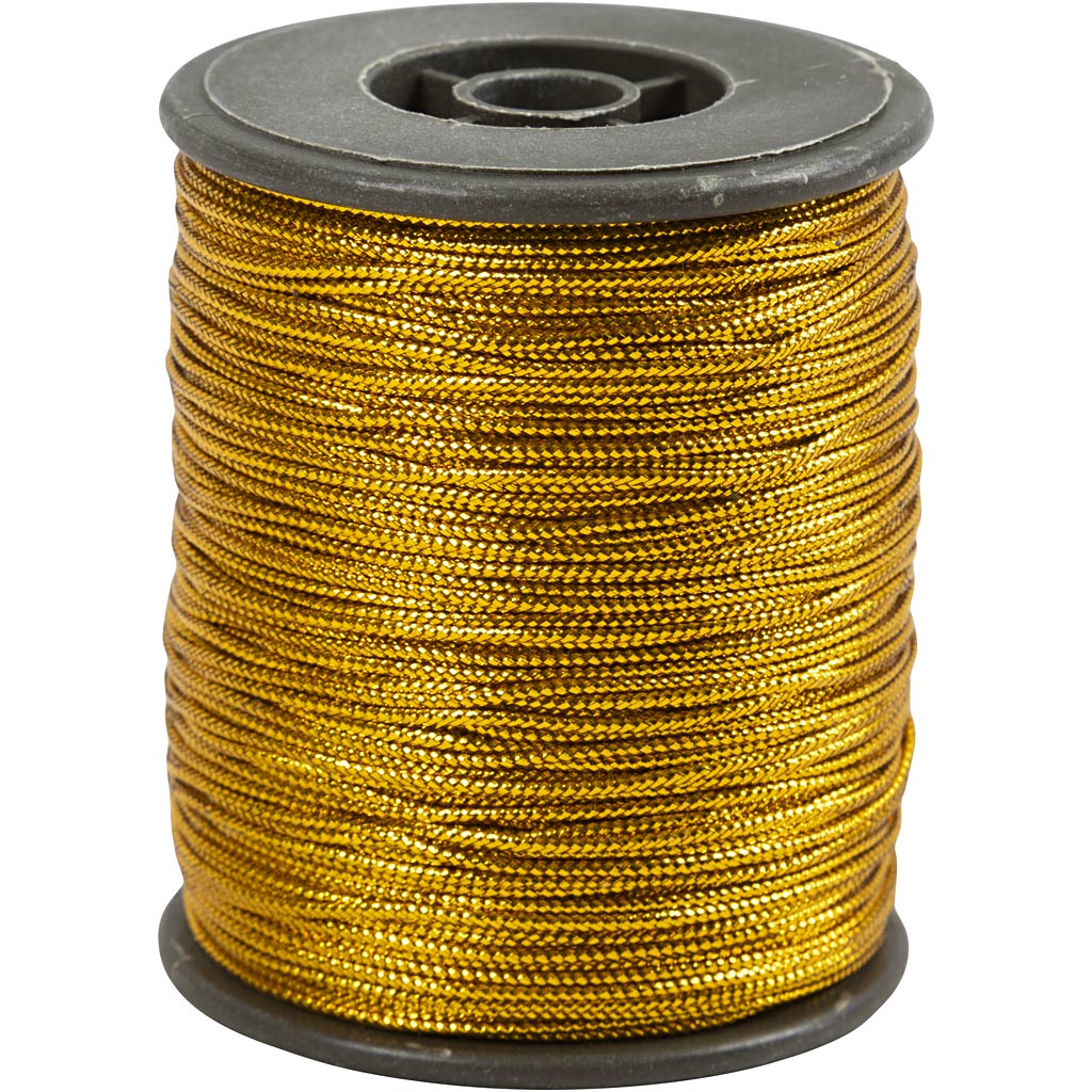 Creativ company koord, dikte 0,5 mm, goud, 100 m 1 rol