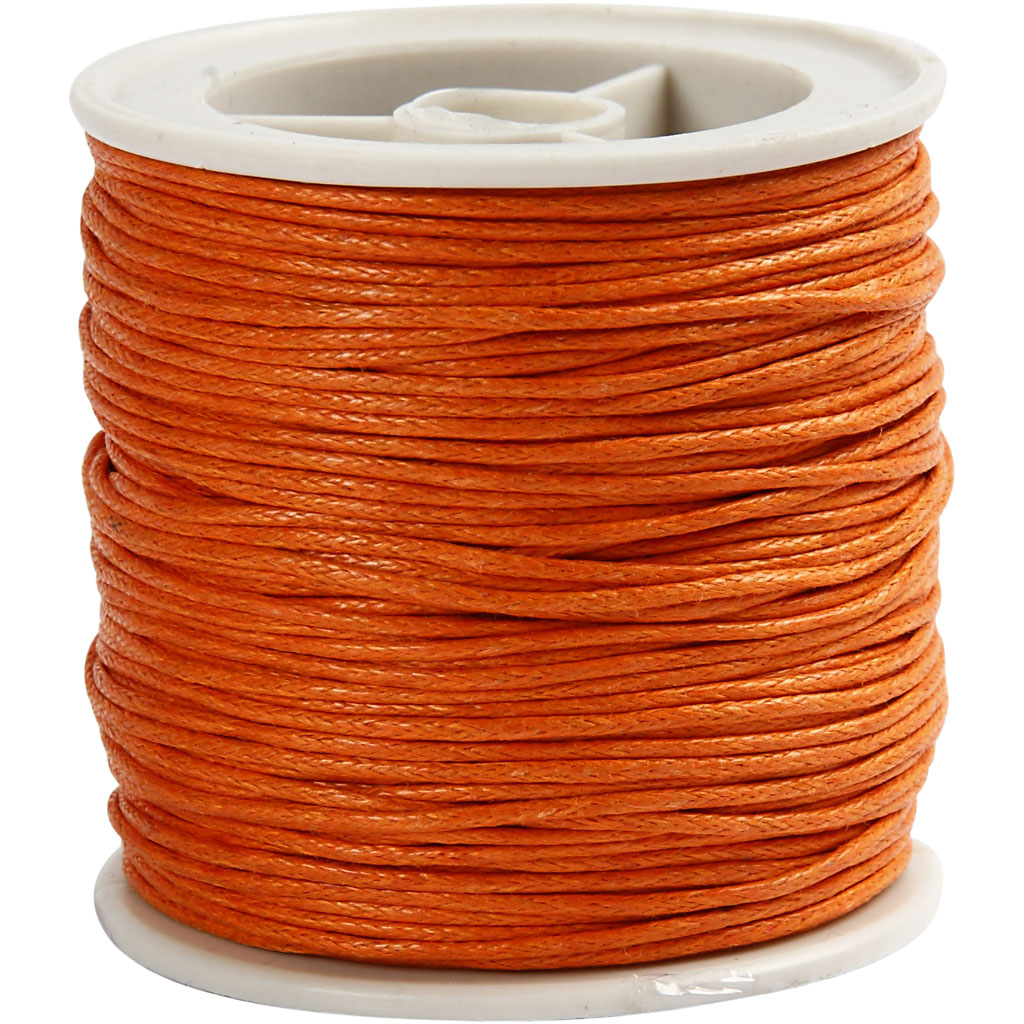 Creativ company katoenkoord, dikte 1 mm, oranje, 40 m 1 rol