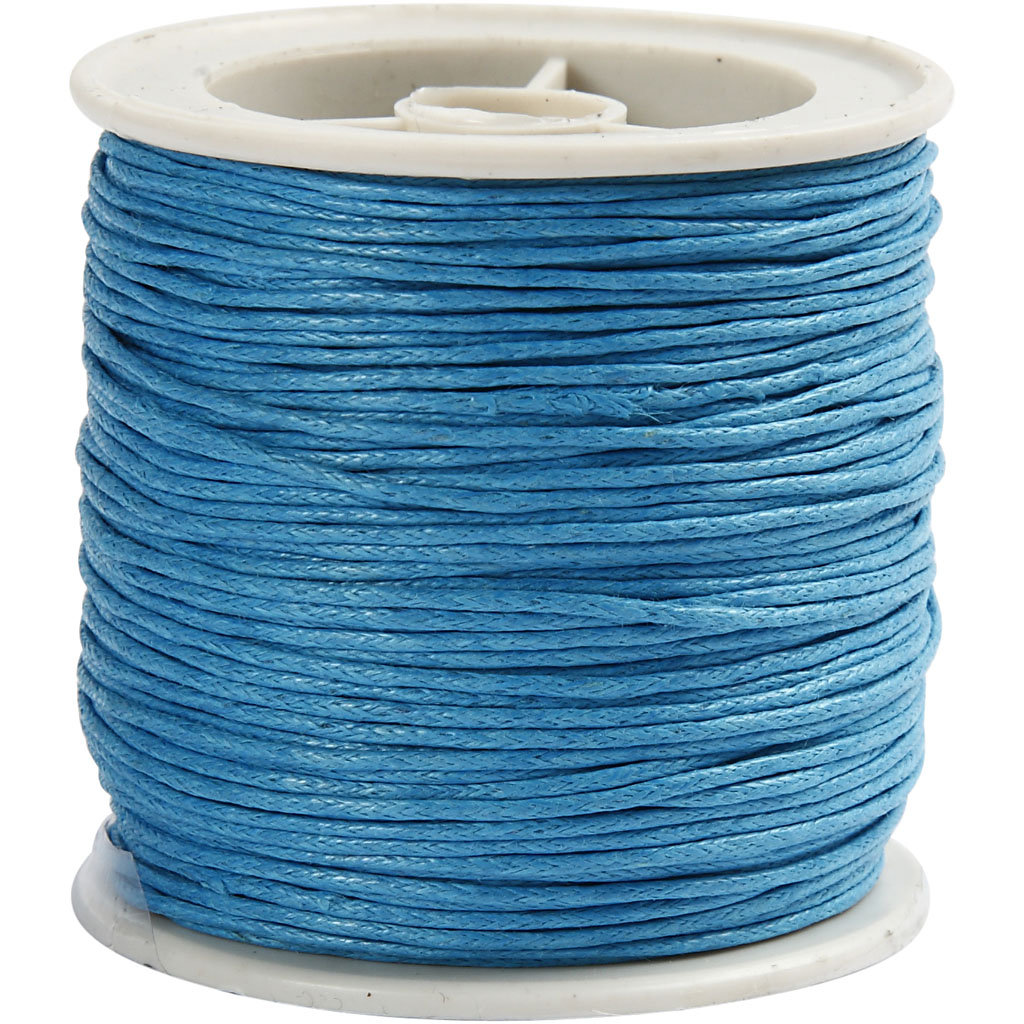 Creativ company katoenkoord, dikte 1 mm, turquoise, 40 m 1 rol