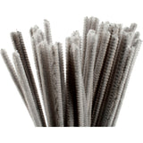 Chenille Grijs 30cm, 50st.