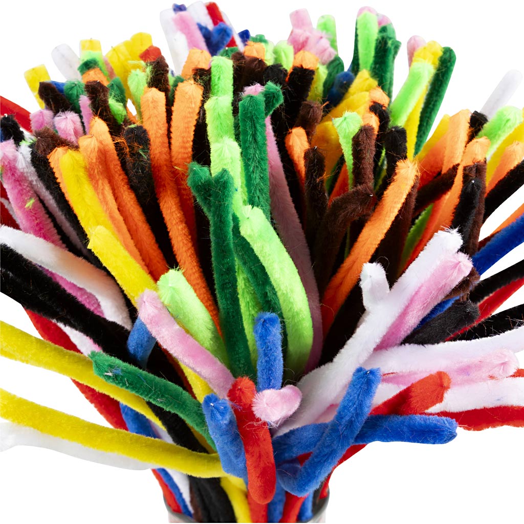 Chenille Draad Kleur 30cm, 200st.
