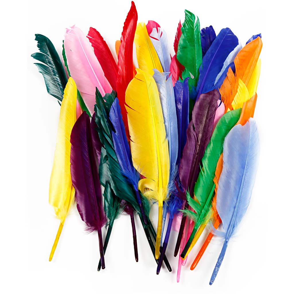 Creativ company veren, l: 17-20 cm, 250 stuk 1 doos